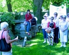 Vivien Bond outlines the history of St Finian’s Church, Newcastle–Lyons, before the start of the Parishes Together Ecumenical Walk organised by the Roman Catholic Parishes of Saggart, Rathcoole, Brittas and Newcastle and commencing at St Finian’s Church of Ireland Church in Newcastle–Lyons on Sunday. 