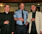 Revd David McDonnell, Sgt Dan Murphy of the Bridewell Station and Archdeacon David Pierpoint at the opening of the new community gallery at St Michan’s Church. 