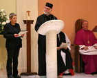 Vice chair of the Dublin Council of Churches, Uta Raab and Fr Godfrey O’Donnell, of the Romanian Orthadox Church and vice chair of the Irish Council of Churches, read the Liturgy of the Word at the Inaugural Service for the Week of Prayer for Christian Unity 2012.