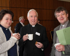 Revd Anne Taylor, Dean Victor Stacey and Dr Norman Gamble attending the Dublin and Glendalough Primary School Principals and Chairpersons Patron’s Day. 