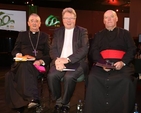 Archbishop Diarmuid Martin, the Revd Dr Michael Barry and Archdeacon Ricky Rountree at the event celebrating the 60th anniversary of the Irish Farmers’ Association which took place in the National Convention Centre on January 6. (Photo courtesy of IFA)