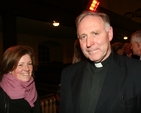 The Revd Canon Adrian Empey with Mary Ann-Lyons, Lecturer in History at St Patrick's College Drumcondra at the launch of The proctors’ accounts of the parish church of St Werburgh, Dublin, 1481-1627 published by Four Courts Press, which Canon Empey edited.