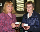 Carol Kinlen from Taney and Angela Morwood from St Polycarps at the first Mothers’ Union Mums in May tea party in Christ Church Cathedral. 