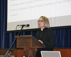 The Revd Janina Ainsworth, Chief Education Officer of the Church of England, was the keynote speaker at the first annual Church of Ireland Primary School Management Association Conference in Kings Hospital School, Palmerstown.