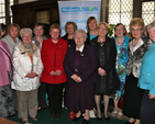 Mothers’ Union All Ireland president, Ruth Mercer (second from left in the back row) is pictured with All Ireland vice presidents, Jean Fox, Hazel Sherlock and Norma Bell; diocesan presidents, Hilda Johnston, Ina Blackwell, Joy Gordon, Joy Little, Moira Thom and Phyllis Grothier; and All Ireland coordinators, Margaret Malone and Susan Cathcart. They were attending the inaugural Mums in May tea party in Christ Church Cathedral.
