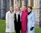 The new Bishop of Limerick, Killaloe and Ardfert, the Right Revd Kenneth Kearon with his wife, Jennifer and two of their daughters, Alison and Rachel, outside Christ Church Cathedral, Dublin, prior to the Service of Consecration on Saturday January 24. Their daughter Gillian was unable to be present. 