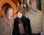 Miriam Leonard, Hazel Maxom and Arthur Maxom attending the concert in All Saint’s Church, Raheny, which marked the launch of the Ardilaun Music Project. 