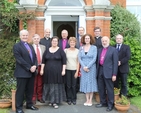 Representatives from the four Anglican churches in Ireland, England, Scotland and Wales outside the Church of Ireland Theological Institute which hosted the Four Nations Faith and Order Consultation. 