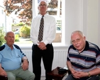 Les Sibbald of Clontarf Orthopaedic Hospital; Michael Kenney, secretary of Damer Court; and Robert McLoughlin of Jomac Productions all attended the Damer Court open day. 