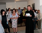 Revd David McDonnell officially opens the new community gallery at St Michan’s Church and launches the inaugural exhibition, ‘Reflections’, by Maeve McCarthy and Mella Travers.