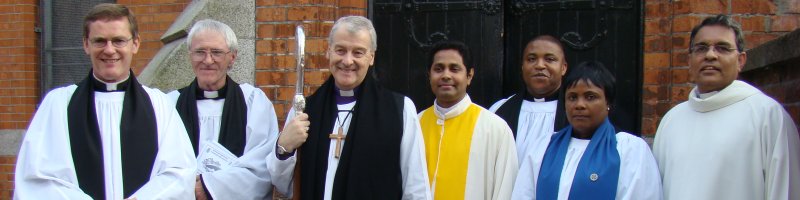 Officiating ministers at the Discovery Diocesan Thanksgiving Service