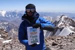 Graham Kinch on Cerro Aconcagua