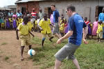 Graham Kinch and Ian Taylor in Uganda