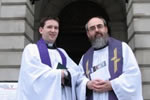 Revd. Darren McCallig and Revd. Canon Patrick Comerford