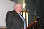 Monseignor Dan O'Connor at the Lenten Lecture Series
