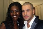 Shayne Ward with Justine Nantale