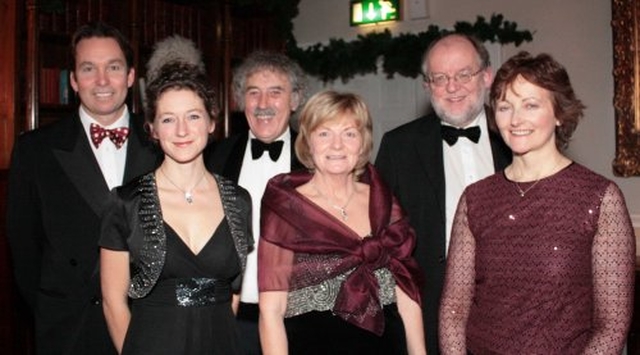 Peter & Rebecca Campion of Christ Church Cathedral, Alistair & Muriel Rumball of Delgany, Des Howett & Mary Kelleher of Raheny at the recent ‘Bid to Save Christ Church’ Ball in Castle Durrow, Durrow, Co Laois.