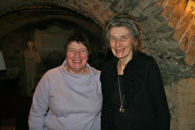 Lesley Rue and Ruth Kinsella of the Friends of Christ Church Cathedral Organisation pictured at the launch of ‘Creation’, a Bible Study resource for Lent, in the cathedral’s crypt. The ‘Creation’ project is designed both to link into the Anglican Consultative Council’s project ‘The Bible in the Life of the Church’ and to function as an inaugural effort for a proposed Biblical Association for the Church of Ireland (BACI). More information is available at www.bibliahibernica.wordpress.com.