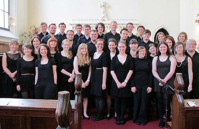 Trinity College Dublin Chapel Choir pictured on their recent trip to Vienna.