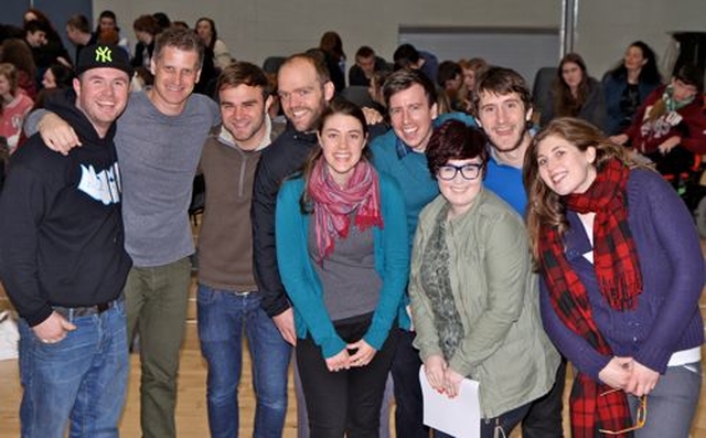 The TY Advance Day took place in Taney Parish Centre on November 21. Pictured are the leaders (not in order) Susie Keegan, Stephen Byford, Greg Fromholz (coordinator), Sam Stott, Jonnie Sommerville, Jamie Lyons, Andy McCormick, Ashleigh Harrison and Anne Baenziger. 