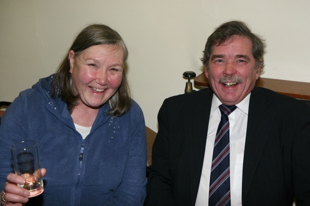 Martha Waller and Terry Lilburn at the Christian Unity Service in the Church of Ireland Theological Institute.