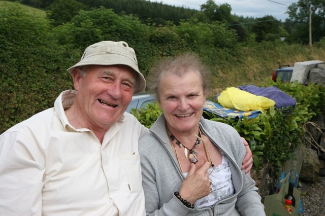 Pictured is former East Antrim UUP MP Roy Beggs with his wife Wilma. Roy and Wilma chanced upon the Ballinatone Parish fete while on a trip to celebrate their 50th Wedding Anniversary.