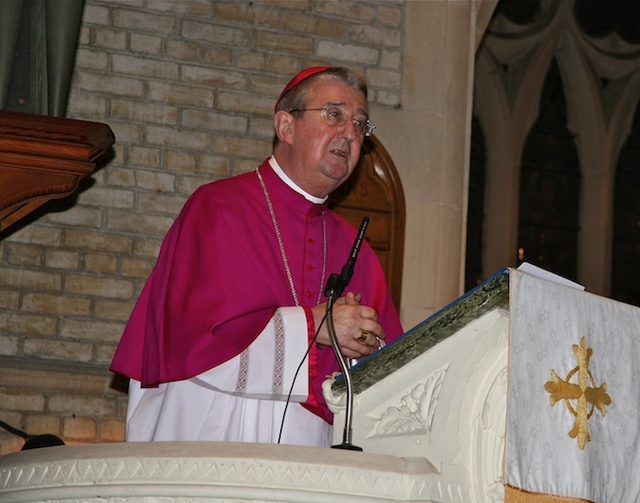 The Most Reverend Dr Diarmuid Martin, Roman Catholic Archbishop of Dublin, preaching at the Inaugural Service for the Week of Prayer for Christian Unity in St John the Baptist Church, Clontarf. 