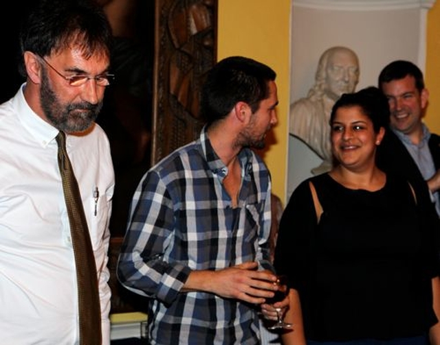 Marcus Losack with his son Aidan and daughter Gemma at the launch of his book Rediscovering Saint Patrick: A New Theory of Origins which took place in the Deanery of St Patrick’s Cathedral, Dublin, on Thursday October 24.