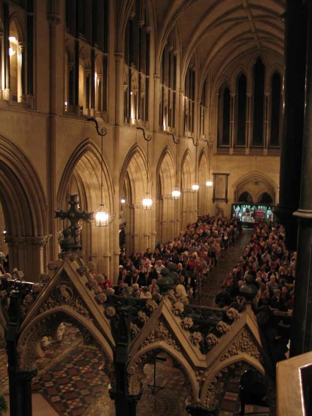 Christ Church Cathedral packed for the Cathedral Choir and Cathedral Girl’s Choir Christmas Concert.