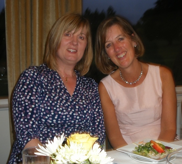 Joy Gordon (Mothers' Union Diocesan President) and Jenny O'Regan (Zion branch) pictured at the organisation's recent golfing competition in Rathfarnham Golf Club. The four participating teams represented Taney, Whitechurch and Zion branches of the MU. Photo: Jennifer O'Regan.