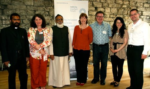 A selection of the people who attended the inaugural seminar held by Dublin City Interfaith Forum. 