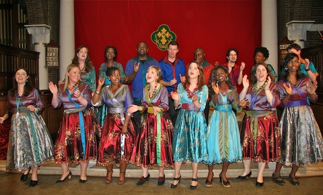 Members of the Discovery Gospel Choir performing in St George and St Thomas' Church, Cathal Brugha St, Dublin 1, at a special concert on Palm Sunday. The concert will be broadcast on Lyric FM at 12.30pm on Easter Monday, 25 April.