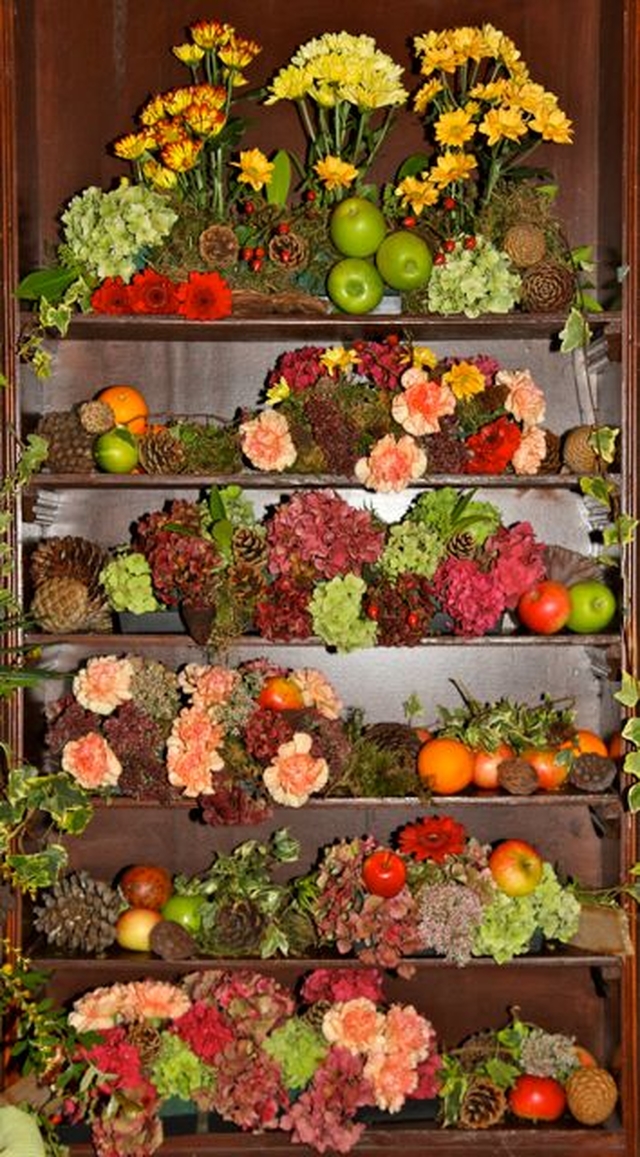 One of the many stunning displays which made up the decoration of Kilbride Church (Bray) for the Festival of Fruit and Flowers over the weekend. The festival culminated today (Sunday October 6) with a Harvest Festival Evensong sung by the choir of Christ Church Cathedral. 