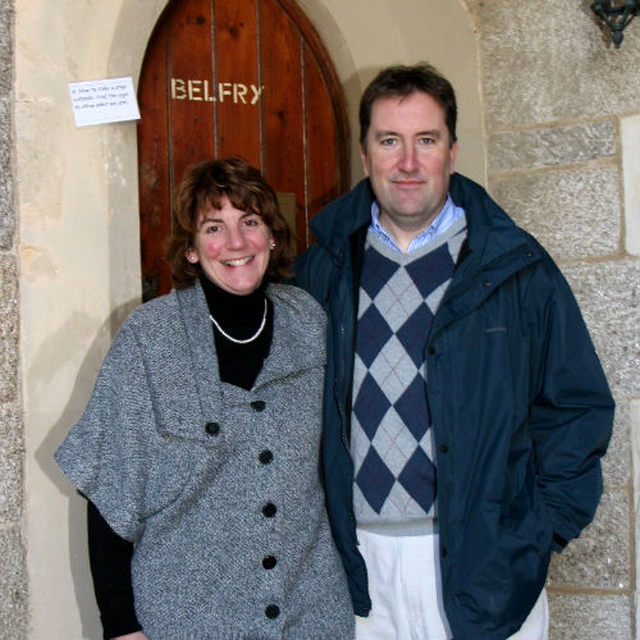 Michelle and David McNerney at the festival of bell ringing at Christchurch Bray. Organised by the Christchurch Bell Ringing Society, the event featured a ‘full peal’ where every combination of the church’s eight bells are rung. The peal took over three hours to complete and all funds raised on the day will be presented to Wicklow Hospice. 