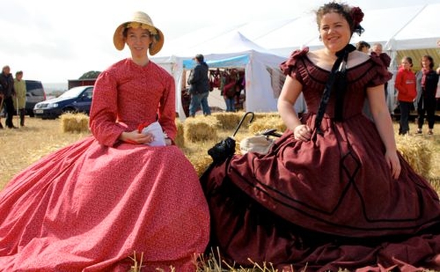 Laura Thorpe and Andrea Waitz took a step back in time for the Enniskerry Victorian Field Day which took place today (Sunday September 15). 