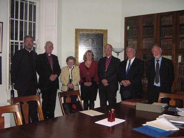 Governors and Guardians of Marsh's Library pictured at the 300th Annual Visitation of the Library. Photo: Muriel McCarthy