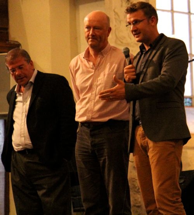 Three of the people who played key roles in the 20 year history of St Catherine’s (CORE) talk about their memories of the church and their hopes for its future at the anniversary service on Sunday September 8. Pictured are Nigel Reid, Andrew McNeile and the Revd Rob Jones. 