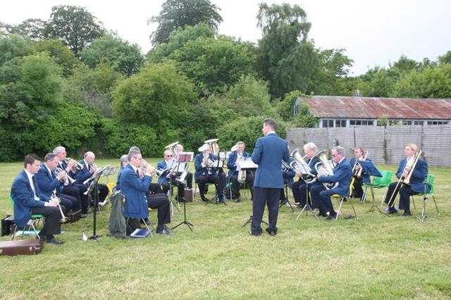 The Stedfast Band of the Boys' Brigade entertain the pilgrims of the joint Roman Catholic-Church of Ireland pilgrimage in Enniskerry, Co Wicklow. Parishioners of the local parishes were led by the two Archbishops of Dublin, the Most Revd Diarmuid Martin (Roman Catholic) and the Most Revd Dr John Neill (Church of Ireland) on a pilgrimage of various Christian sites in the area.