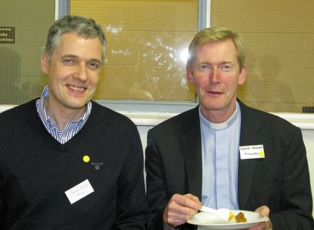 James Henry, Taney & Revd John Tanner, Tullow at the diocesan synod.