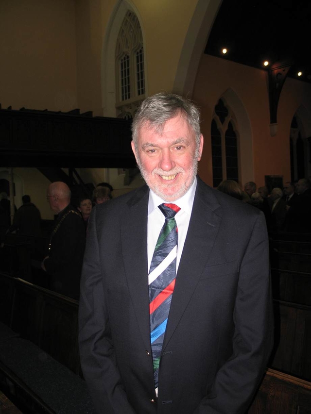 Bryan O’Neill, former International Tennis Umpire and Senior Rugby Referee who spoke at the annual Ecumenical Service for the Gift of Sport in Christ Church, Taney.
