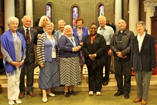 Members of the Healing Prayer Ministry pictured pictured following the Church’s Ministry of Healing Thanksgiving Service in St George and St Thomas’s Church, Dublin. During the service intercessors and members of Healer Prayer Unions renewed their commitment to prayer in an act of dedication. 