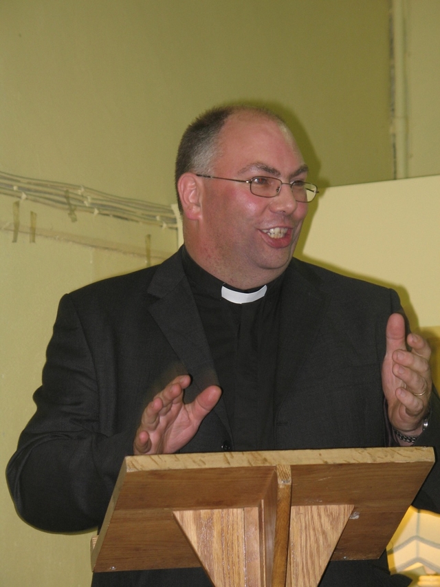 Pictured at the reception following the institution of the Revd Roy Byrne as Rector of Drumcondra and North Strand is the Revd Andrew Orr, Rural Dean of the Area.