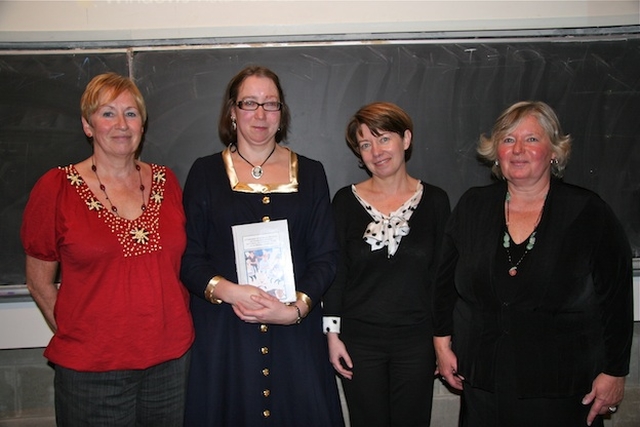  Pictured at the launch of  'A Comparison of the Social, Religious and Gender Role Attitudes of Catholic and Protestant Women in the Republic of Ireland: Twenty-First Century Ireland from a Woman's Perspective' were Prof. Myrtle Hill, Queen's University Belfast; Dr Florence Craven, author; Prof Linda Hogan, Trinity College Dublin and Dr Margret Fine-Davis, TCD.
