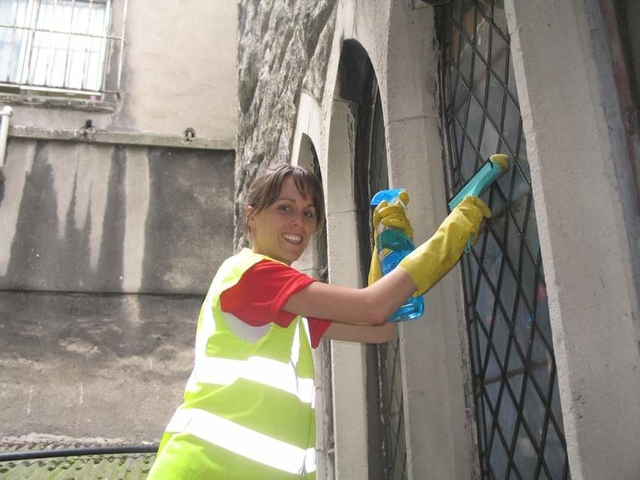 Window cleaning as part of Urban Soul 2008.