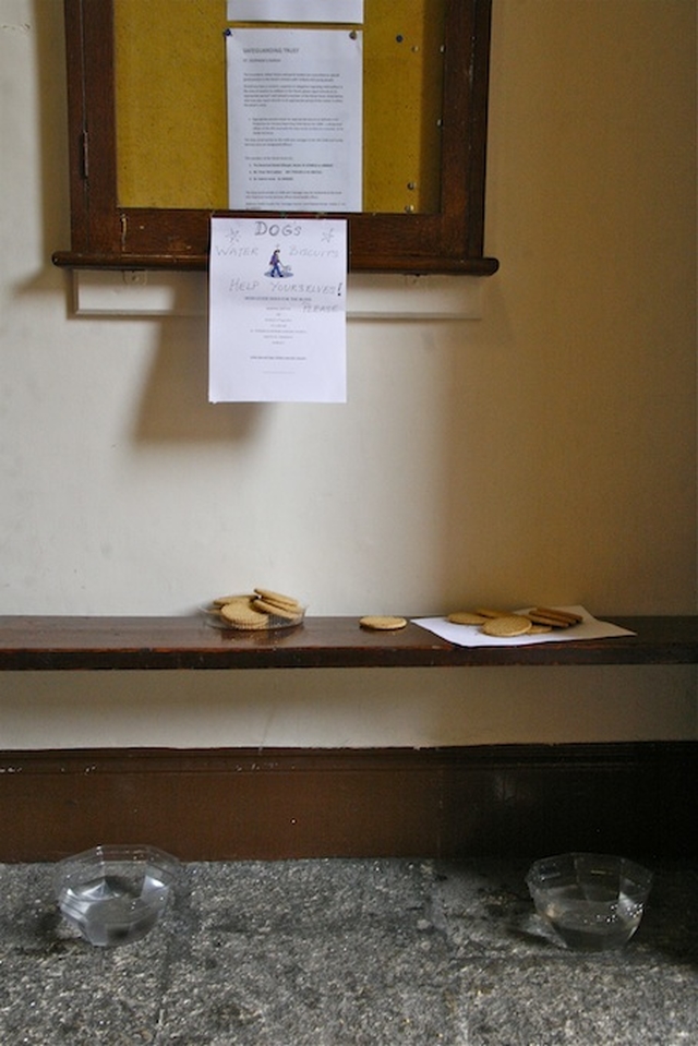 Refreshments provided at the Irish Guide Dogs and Puppy Walker's Annual Service on Mothering Sunday in St Stephen's Church, Mount Street Crescent, Dublin.