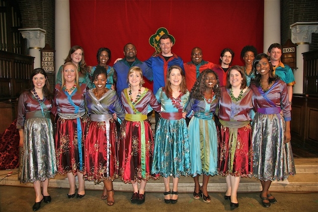 Members of the Discovery Gospel Choir following their Palm Sunday concert in St George and St Thomas' Church, Cathal Brugha St, Dublin 1. The concert will be broadcast on Lyric FM at 12.30pm on Easter Monday, 25 April.