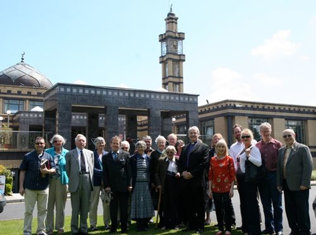 The Friends of Christ Church Cathedral with Archbishop Michael Jackson on their visit to the Islamic Cultural Centre of Ireland in Clonskeagh.