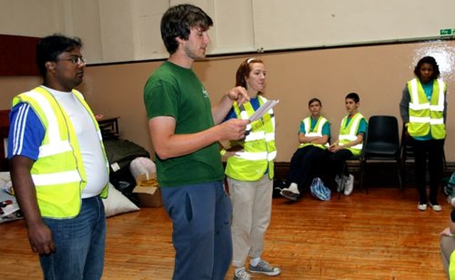 Urban Soul coordinator, Jonny Somerville, organises the working parties at Dublin Christian Mission where teenaged volunteers are giving the 180 year old building a facelift this week as part of the social action programme. 