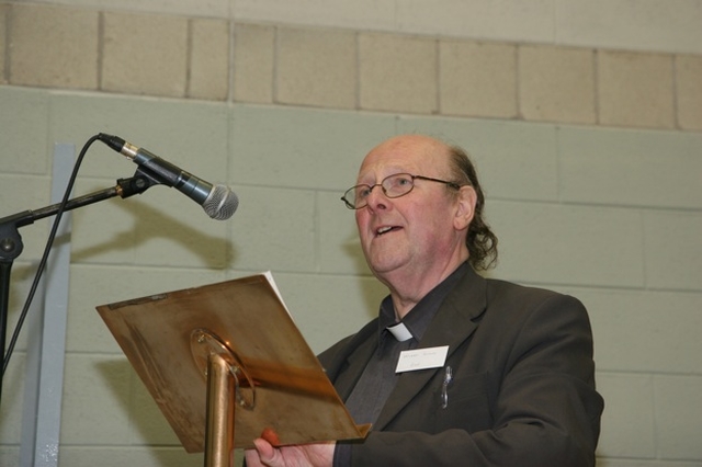 The Revd Wilbert Gourley (Zion) referring to the Erasmus Smith Trust during the Education debate at the Dublin and Glendalough Diocesan Synods in Christ Church, Taney.