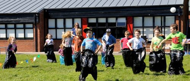 The sack race at the Glendalough Family Fun Day on May 19. The event was organised by 3Rock Youth and took place in East Glendalough School. 